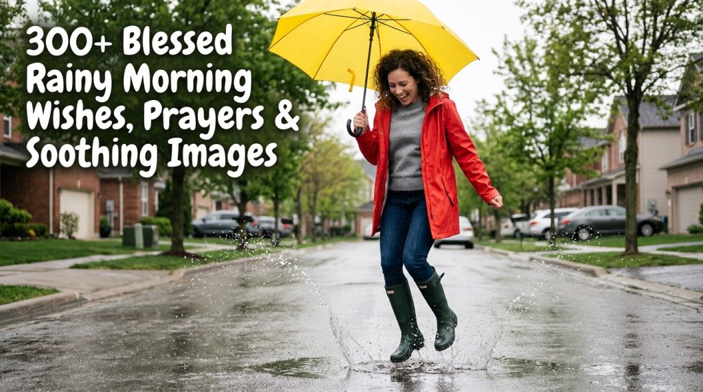 Blessed Rainy Morning Wishes