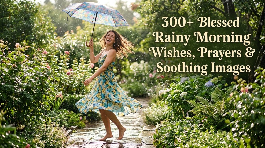 Blessed Rainy Morning Wishes