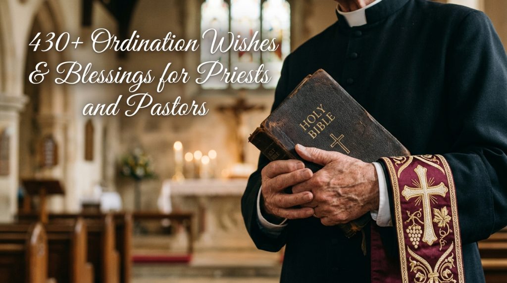 Ordination Wishes & Blessings