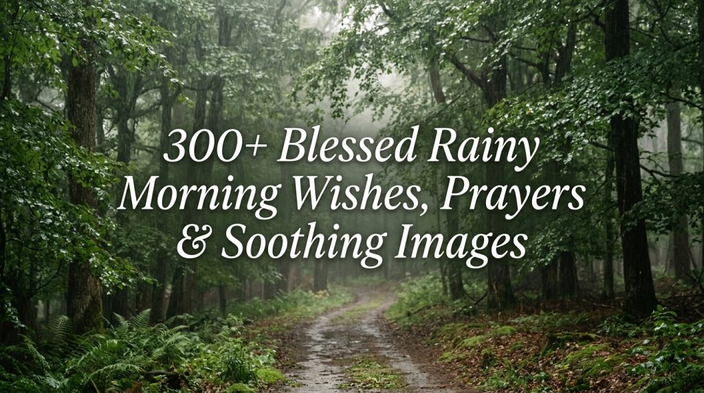 Blessed Rainy Morning Wishes