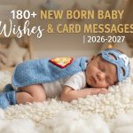 180+ New Born Baby Wishes & Card Messages | 2026-2027 |