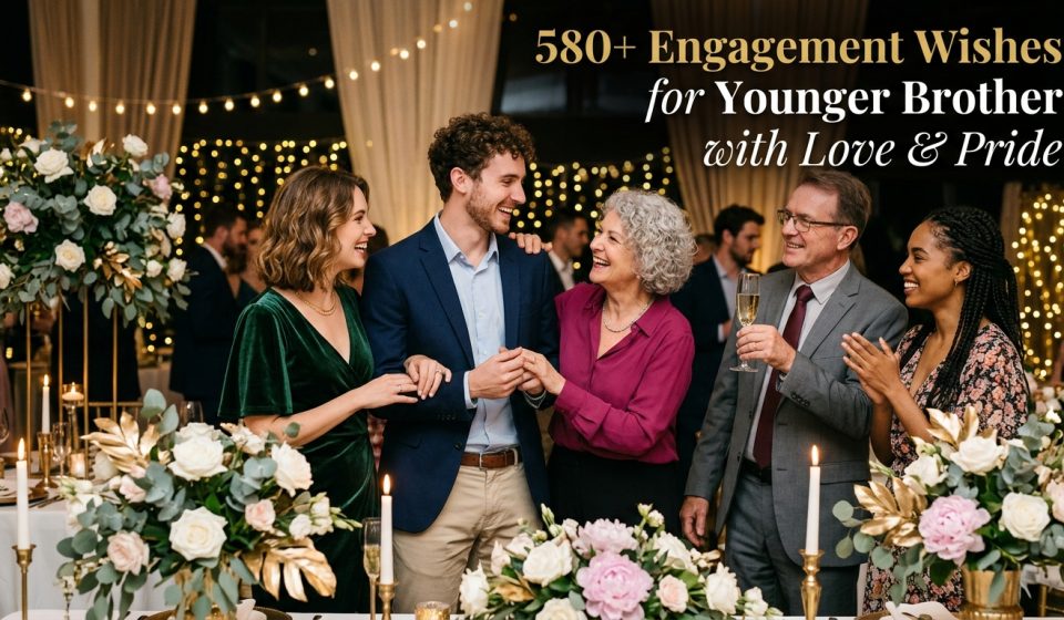 580+ Engagement Wishes for Younger Brother with Love & Pride