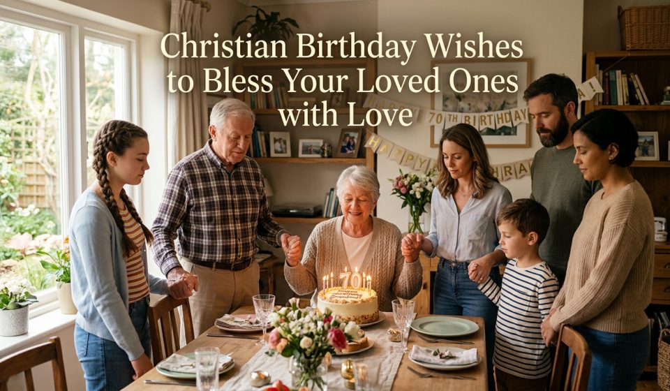 Christian Birthday Wishes to Bless Your Loved Ones with Love