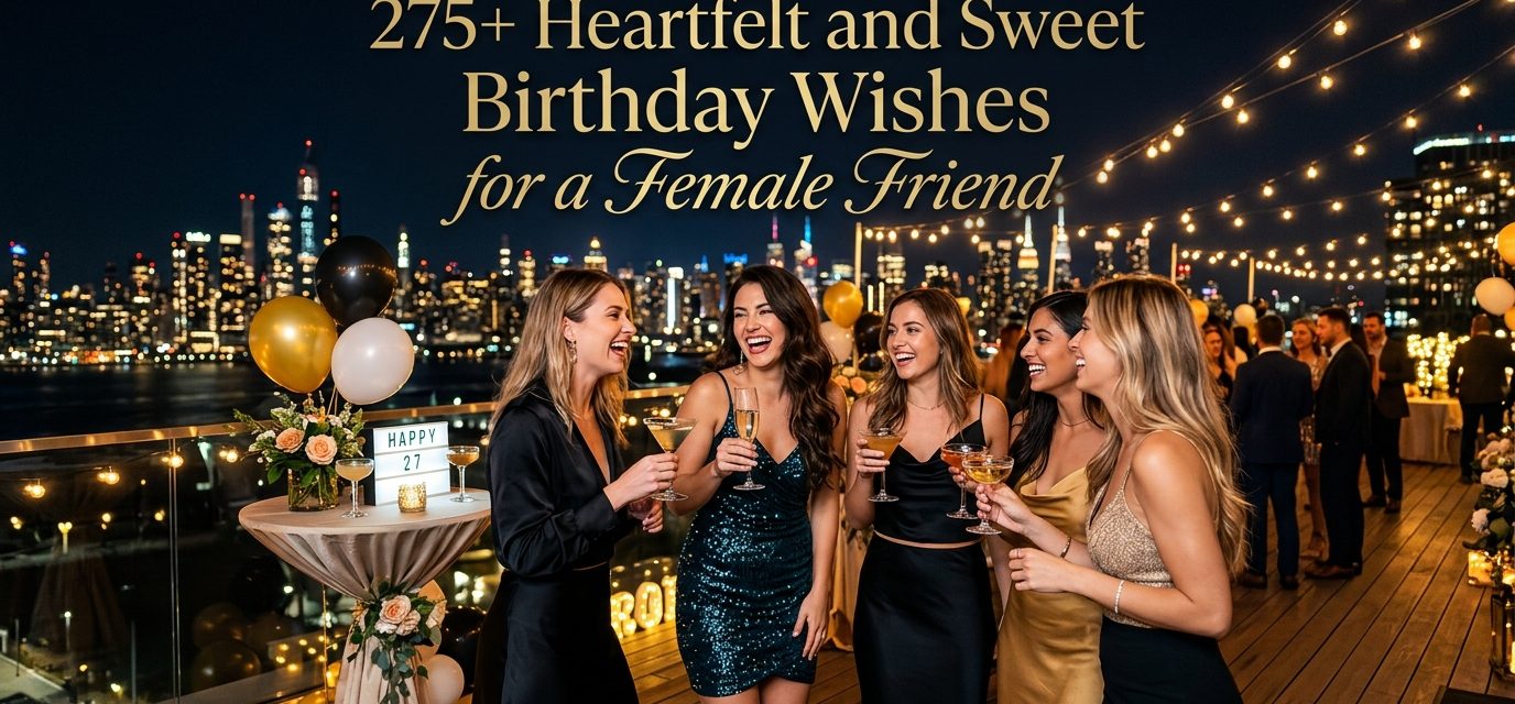 275+ Heartfelt and Sweet Birthday Wishes for a Female Friend
