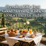 Trending 250+ Best Good Morning Wishes to Start the Day Right