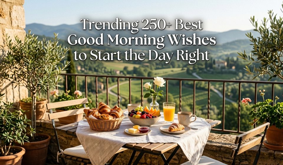 Trending 250+ Best Good Morning Wishes to Start the Day Right