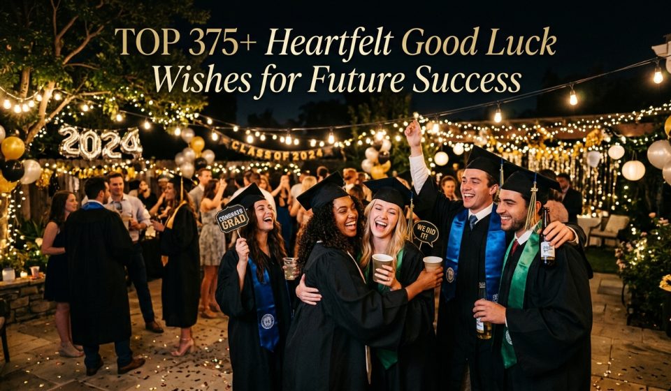 Top 375+ Heartfelt Good Luck Wishes for Future Success