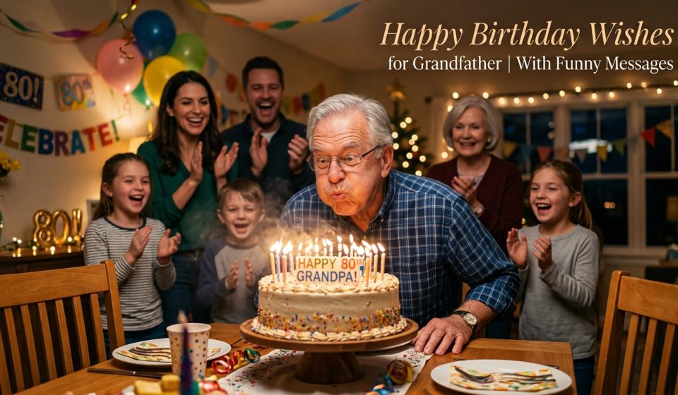 Happy Birthday Wishes for Grandfather | With Funny Messages