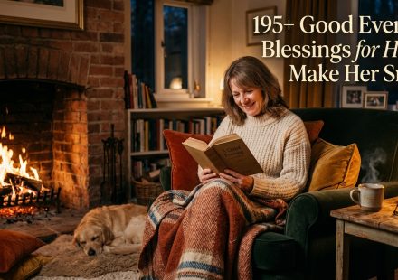 195+ Good Evening Blessings for Her to Make Her Smile