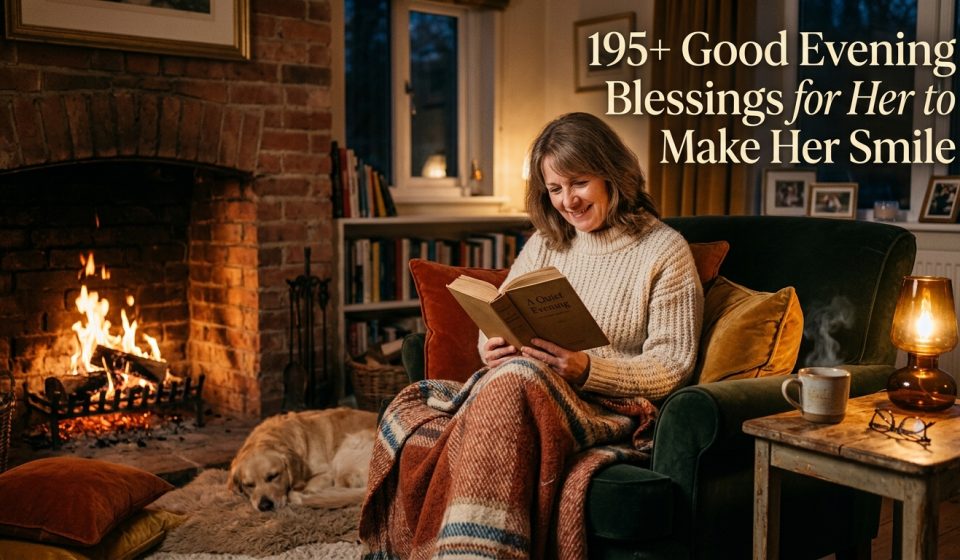 195+ Good Evening Blessings for Her to Make Her Smile