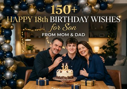 250+ Happy 18th Birthday Wishes for Son From Mom & Dad