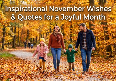 Inspirational November Wishes & Quotes for a Joyful Month