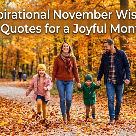 Inspirational November Wishes & Quotes for a Joyful Month