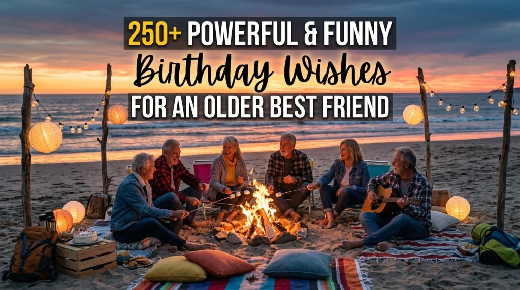 Funny Birthday Wishes for an Older Best Friend