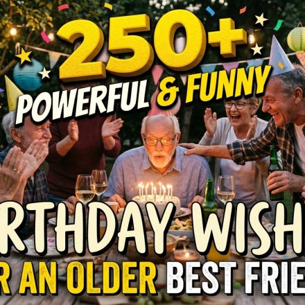 250+Powerful Funny Birthday Wishes for an Older Best Friend