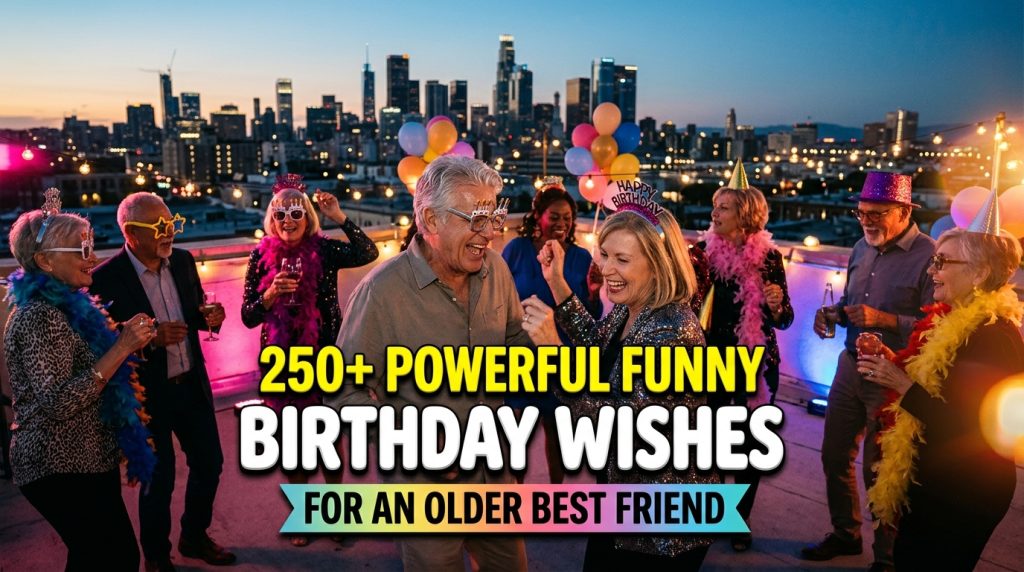 Funny Birthday Wishes for an Older Best Friend