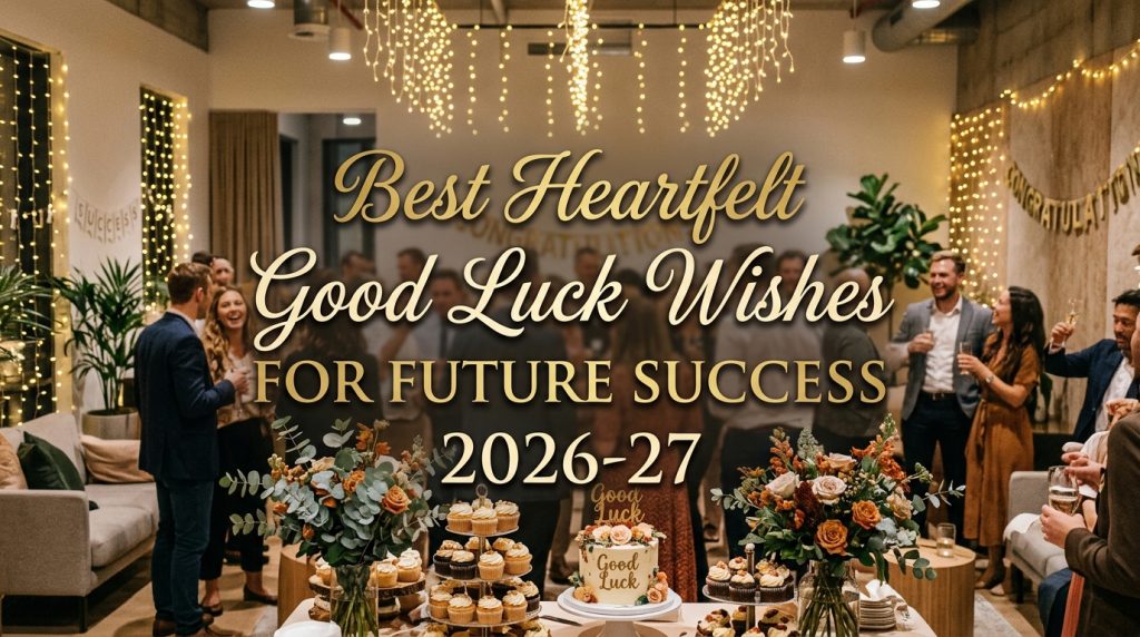 Good Luck Wishes for Future Success