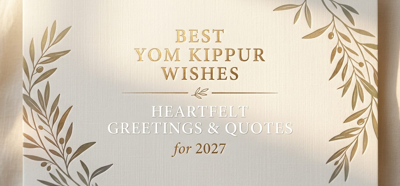 Best Yom Kippur Wishes: Heartfelt Greetings & Quotes for 2027