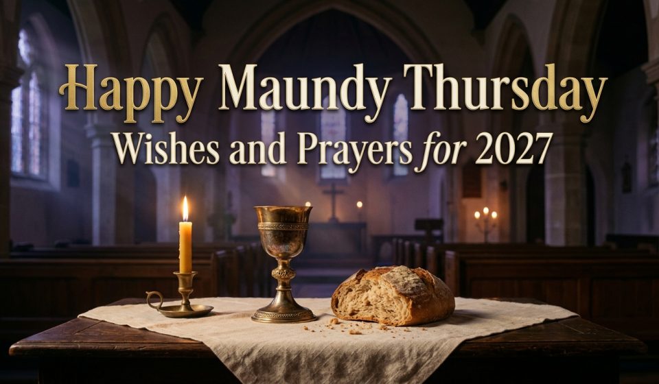 Powerful Happy Maundy Thursday Wishes and Prayers for 2027
