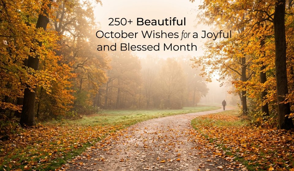 250+ Beautiful October Wishes for a Joyful and Blessed Month