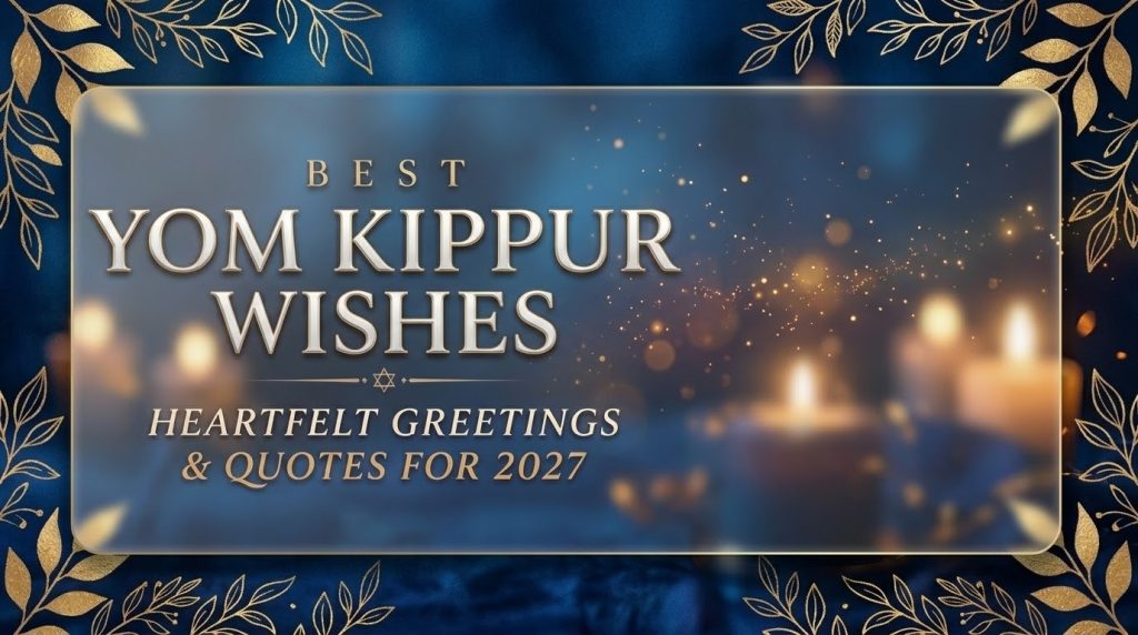 Yom Kippur Wishes