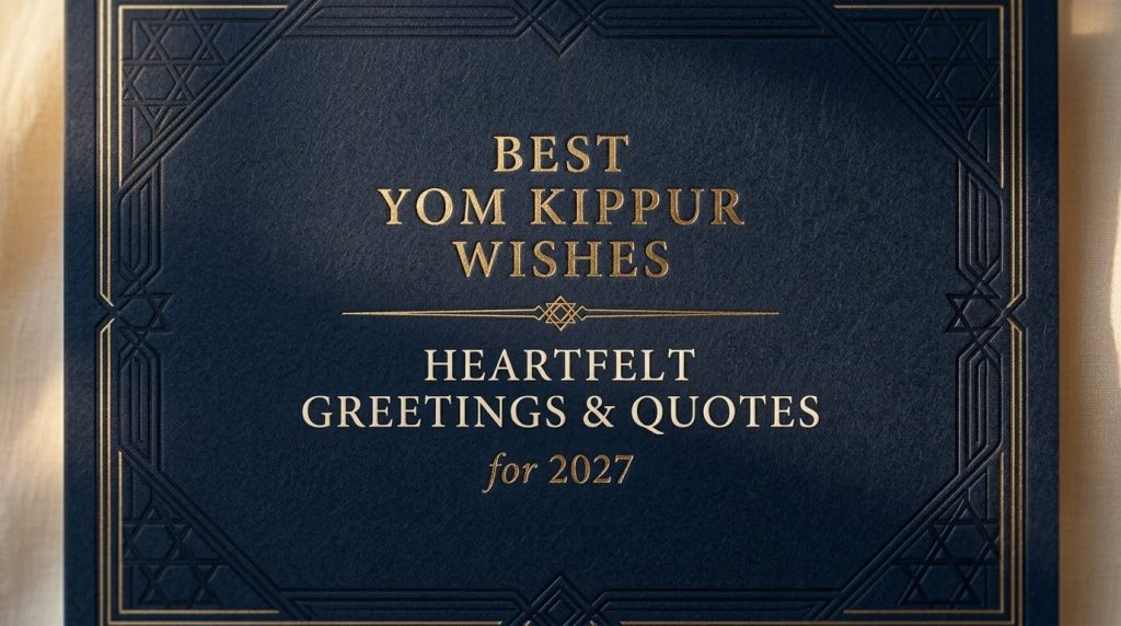 Yom Kippur Wishes