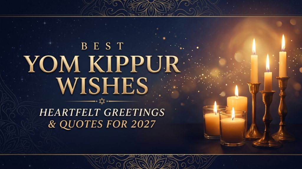 Yom Kippur Wishes