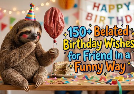 150+ Belated Birthday Wishes for a Friend in a Funny Way